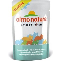 Паучи Almo Nature Classic Light Adult Cat with Eastern Little Tuna с пятнистым индо-тихоокеанским тунцом для стерилизованных кошек 55г (4897)