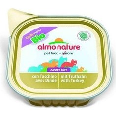 Консервы Almo Nature Daily Menu Bio Adult Cat with Turkey паштет с индейкой для кошек 100г (0511)