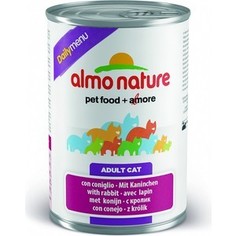 Консервы Almo Nature Daily Menu Adult Cat with Rabbit с кроликом для кошек 400г (5047)