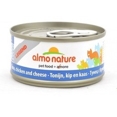 Консервы Almo Nature Legend Adult Cat with Tuna, Chicken and Cheese с тунцом, курицей и сыром для кошек 70г (1358)