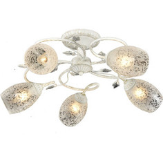 Потолочная люстра IDLamp 874/5PF-Whitepatina