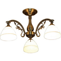 Потолочная люстра IDLamp 290/3PF-Oldbronze