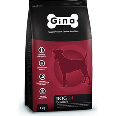 Сухой корм Gina Denmark DOG 24 с ягненком и рисом для взрослых собак с проблемами пищеварения и аллергией 18кг (080016.3)