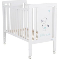 Кровать Micuna Little Chick 120*60 white/aquamarine