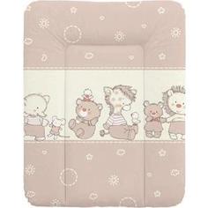 Матрац пеленальный Ceba Baby 70*50 см мягкий на комод Ducklings brown W-143-050-230