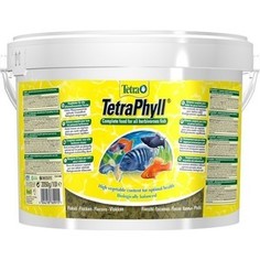 Корм Tetra TetraPhyll Flakes Complete Food for Herbivorous Fish хлопья для всех видов растительноядных рыб 10л (769915)