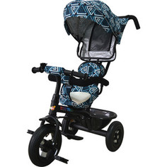 Велосипед трицикл BabyHit Kids Tour - Бело-синий