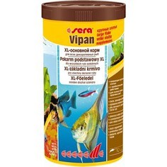 Корм SERA VIPAN XL Floating Flakes Staple Food for All Ornamental Fish крупные хлопья для всех видов декоративных рыб 1л (210г)