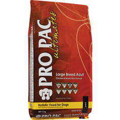Сухой корм PRO PAC Ultimates Large Breed Adult Holistic Chicken & Brown Rice Formula с курицей и коричневым рисом для собак крупных пород 20кг
