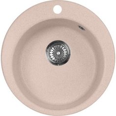 Кухонная мойка AquaGranitEx M-05 470х470 розовый (M-05 (315))