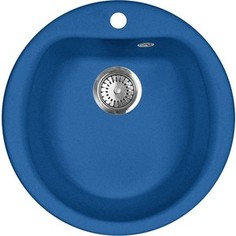 Кухонная мойка AquaGranitEx M-07 495х495 синий (M-07 (323))