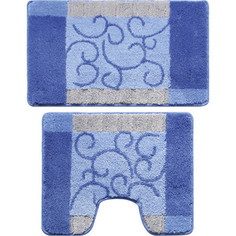 Набор ковриков для ванной Milardo Fine Lace 50x80 и 50x50 см (350PA68M13)