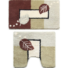 Набор ковриков для ванной Milardo Late Autumn 50x80 и 50x50 см (340PA68M13)
