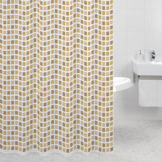 Штора для ванной Milardo Classic Tiles 180x200 см (700P180M11)