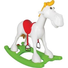 Каталка-качалка Pilsan Лошадь Lucky цвет белый (07-911)