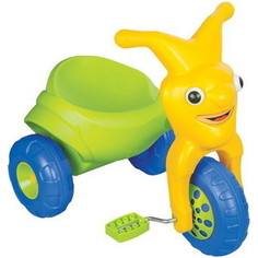 Трехколесный велосипед Pilsan Clown в подарочной коробке цвет зелено-желтый (07-142)