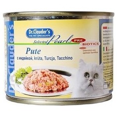 Консервы Dr.Clauders Selected Pearls Pate Turkey паштет с индейкой для кошек 200г