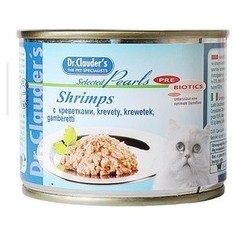 Консервы Dr.Clauders Selected Pearls Pate Srimps паштет с креветками для кошек 200г