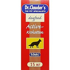 Сухой корм Dr.Clauders Active-Kroketten с мясом для собак всех пород 15кг