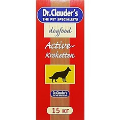 Сухой корм Dr.Clauders Active-Kroketten с мясом для собак всех пород 15кг