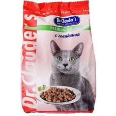 Сухой корм Dr.Clauders с говядиной для кошек 15кг