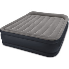 Надувная кровать Intex 64132 Deluxe Pillow Rest Raised Bed 99х191х42см, встроенный насос 220V