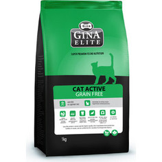 Сухой корм Gina Elite CAT Active Grain Free безерновой с индейкой и рыбой для активных кошек 3кг (160018.2)