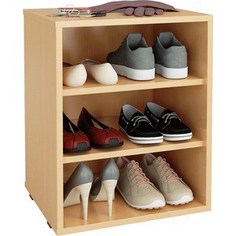 Полка для обуви Мастер Лана-1 (ПОЛ-1П) (бук) МСТ-ПОЛ-1П-БК-16