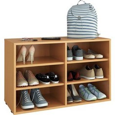 Полка для обуви Мастер Лана-2 (ПОЛ-2П) (бук) МСТ-ПОЛ-2П-БК-16