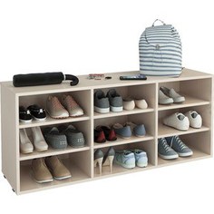 Полка для обуви Мастер Лана-3 (ПОЛ-3П) (дуб молочный) МСТ-ПОЛ-3П-ДМ-16