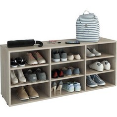 Полка для обуви Мастер Лана-3 (ПОЛ-3П) (дуб сонома) МСТ-ПОЛ-3П-ДС-16