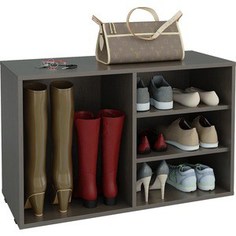 Полка для обуви Мастер Лана-2 ПОЛ-2 (1С+1П) (венге) МСТ-ПОЛ-1С-1П-ВМ-16