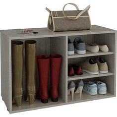 Полка для обуви Мастер Лана-2 ПОЛ-2 (1С+1П) (дуб сонома) МСТ-ПОЛ-1С-1П-ДС-16