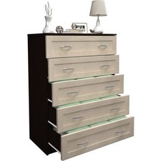 Комод Мастер Милан-12 МДФ (венге-дуб молочный) МСТ-КДМ-12-ВД-ПМ