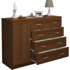 Комод Мастер Милан-16 МДФ (орех) МСТ-КДМ-16-ОР-ПМ