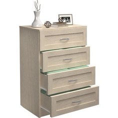 Комод Мастер Милан-18 МДФ (дуб молочный) МСТ-КДМ-18-ДМ-ПМ