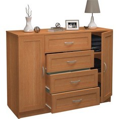 Комод Мастер Милан-19 МДФ (бук) МСТ-КДМ-19-БК-16