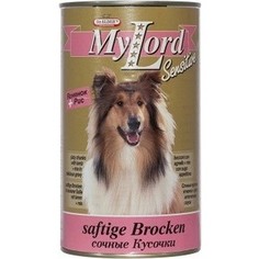 Консервы Dr.ALDERs MyLord Sensitive Softige Brocken сочные кусочки с ягненком и рисом для собак 1,23кг (1838) Dr.Alders