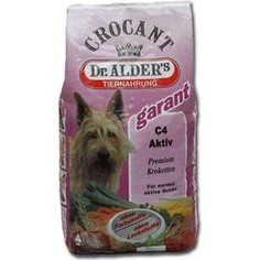 Сухой корм Dr.ALDERs Crocant Garant С4 Aktiv Premium крокеты с говядиной для активных собак 18кг (132 ) Dr.Alders
