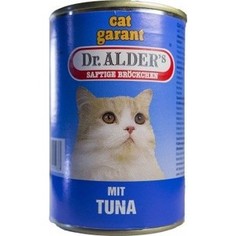 Консервы Dr.ALDERs Cat Garant Saftige Brockchen Mit Tuna с тунцом для кошек 415г (1937) Dr.Alders
