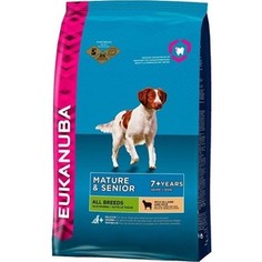 Сухой корм Eukanuba Mature & Senior Dog 7+ Years All Breed Rich in Lamb and Rice с ягненком и рисом для пожилых собак всех пород 2,5кг