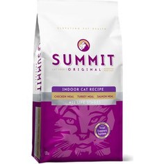 Сухой корм SUMMIT Original Indoor Cat Recipe Chicken,Turkey&Salmon с курицей, индейкой и лососем все стадии жизни для домашних кошек 6,8кг (20365)