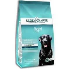 Сухой корм ARDEN GRANGE Adult Dog Light Hypoallergenic with Fresh Chicken&Rice облегченный с курицей и рисом для взрослых собак 12кг (AG606349)