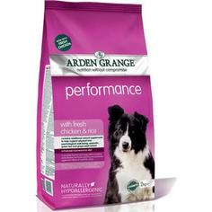 Сухой корм ARDEN GRANGE Adult Dog Performance Hypoallergenic with Fresh Chicken&Rice гипоалергенный с курицей и рисом для собак 15кг (AG609166)