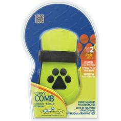 Расческа FURminator Curry Comb резиновая зубцы 5мм