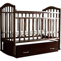 Кровать детская Антел Алита (4) а/с, поперечного качания, закрытый ящик, махагон Алита-4 махагон