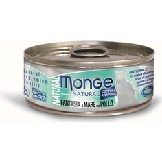 Консервы Monge Cat Natural Fantasy of the Sea with Chicken с морепродуктами и курицей для кошек 80г