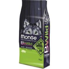 Сухой корм Monge BWild Adult Dog All Breed Wild Boar с мясом дикого кабана для взрослых собак всех пород 7,5кг