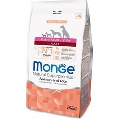 Сухой корм Monge Speciality Line Adult Dog Extra Small Salmon and Rice с лососем и рисом для взрослых собак миниатюрных пород 2,5кг
