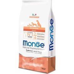 Сухой корм Monge Speciality Line Adult Dog All Breed Salmon and Rice с лососем и рисом для собак всех пород 12кг
